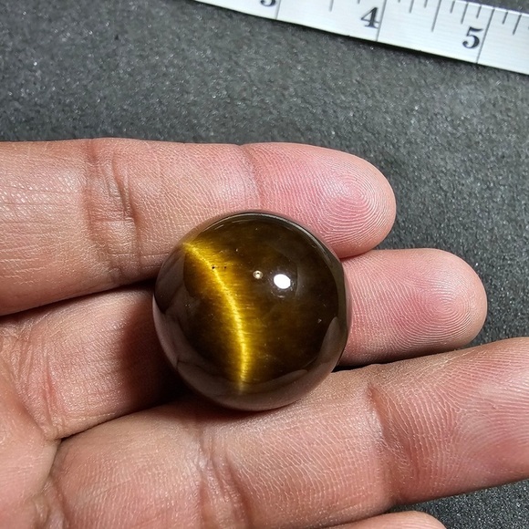 Large Tiger's Eye Sphere Ball Orb Marble 25mm - Picture 1 of 7